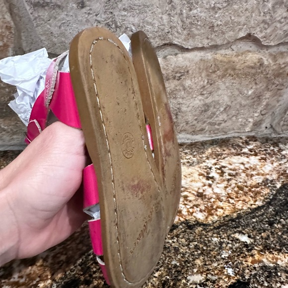 Girls Saltwater size 11 pink sandals. GUC - Picture 3 of 5
